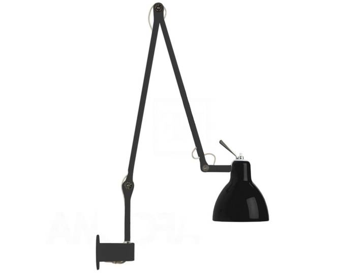 Luxy W2 Applique Murale Noir/Blanc Mat - Rotaliana - Métal