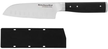 KitchenAid Gourmet Forged Santoku Knife, 5-Inch, Black