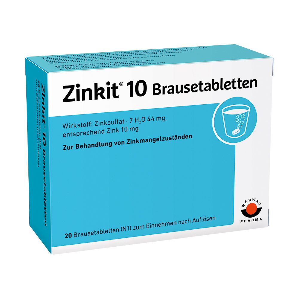 Zinkit 10 Brausetabletten 20 St
