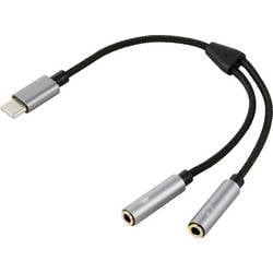 Renkforce USB-C®, Audio Adapterkabel [1x USB-C® Stecker - 2x 3.5 mm-Buchse] 20 cm RF-6627280