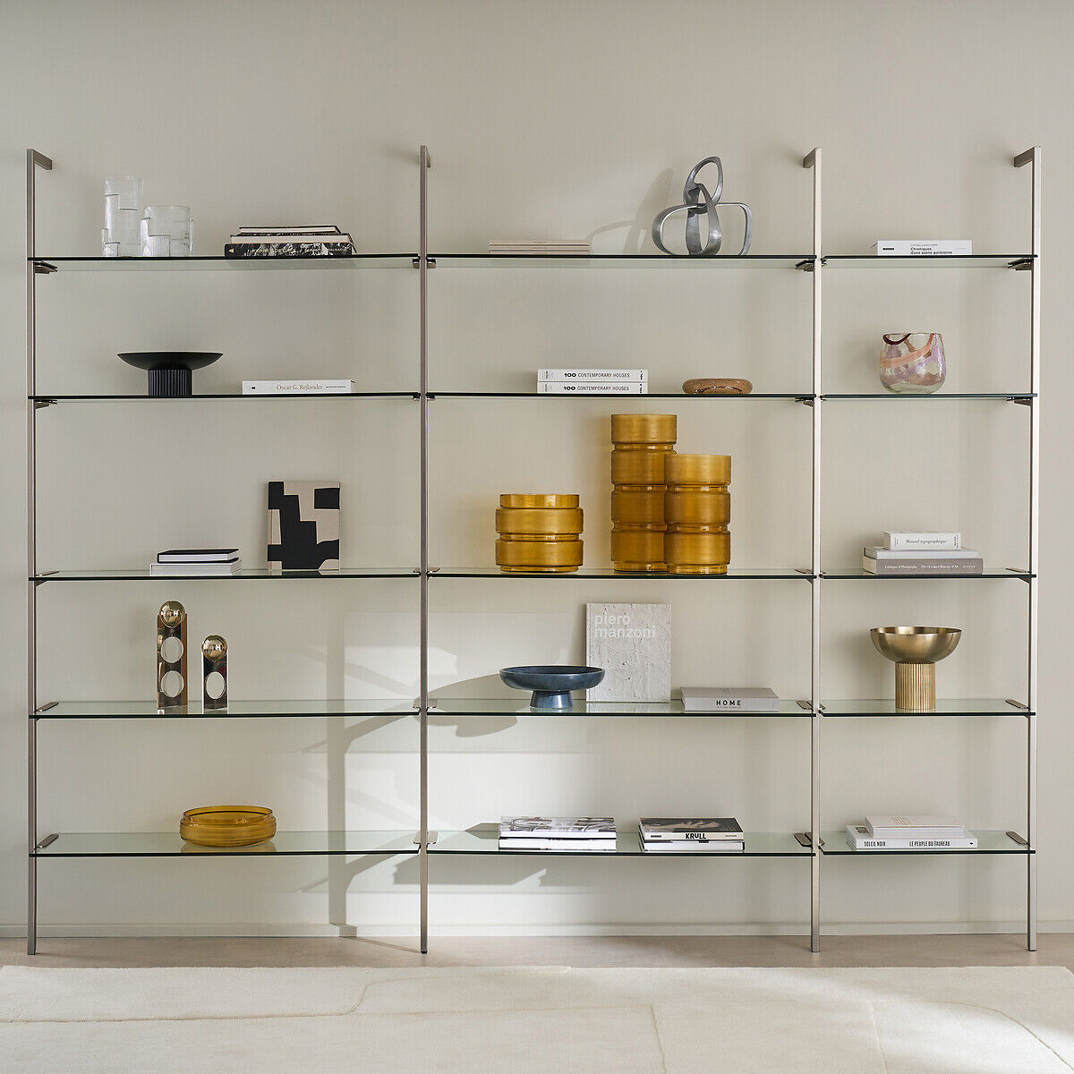 AM.PM Etagère L110 cm verre trempé, pour bibliothèque modulable ARCHIVITA XL
