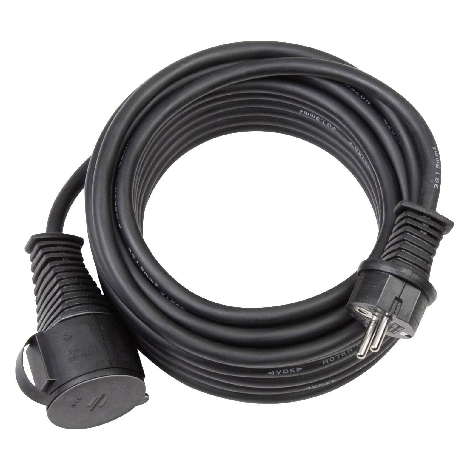 Brennenstuhl Bau-Verlängerungskabel IP44 schwarz 10m (1167814) (10 m) (1167814)