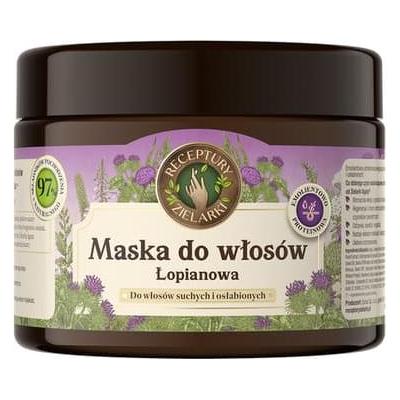 Eurus Receptury Zielarki Natural Hair Mask Burdock Strengthening And Regenerating (200 ml) (44151779)