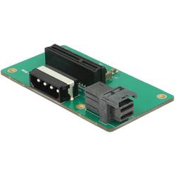Delock Seriell Adapter [1x Mini-SAS-Buchse (SFF-8643) - 1x PCIe 3.0 x4] Schwarz, Grün 62788
