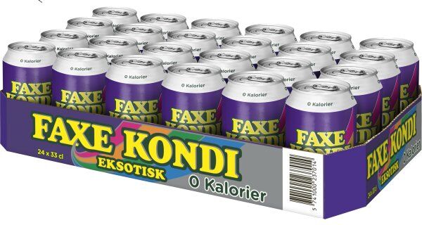 Faxe Kondi Eksotisk 0 Kalorier 33 Cl