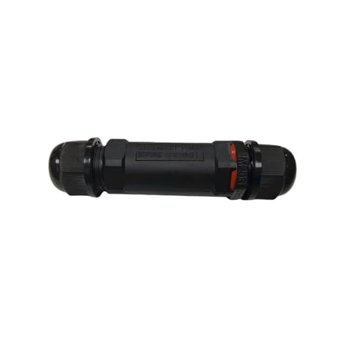 Silumen IP68 waterdichte lineaire connector, zwart