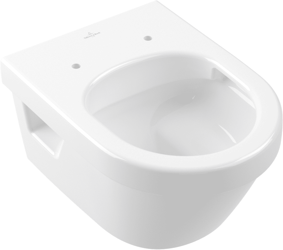 Villeroy & Boch Tiefspül-WC spülrandlos compact Architectura, weiss AntiBac CeramicPlus 4687R0T2