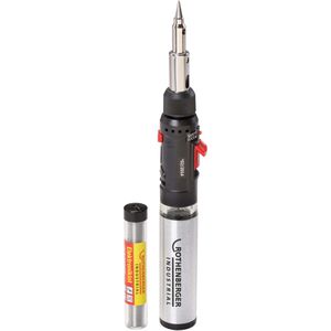 Rothenberger-Industrial Lötkolben 36060, Hot Pen Piezo Set, gasbetrieben, Temperatur 450 bis 600°C, 10-teilig