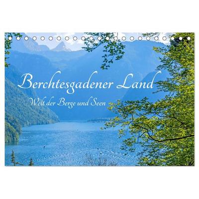 Berchtesgadener Land - Welt der Berge und Seen (Tischkalender 2026 DIN A5 quer), CALVENDO Monatskalender