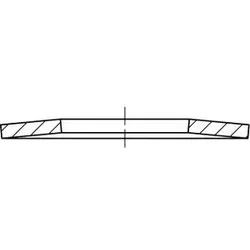 DIN 2093 - Federstahl blank - 71x36,0x4,0 - Tellerfedern