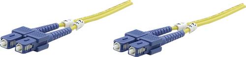 Intellinet 470636 Glasfaser LWL Anschlusskabel 5.00 m Gelb [1x SC-Stecker - 1x SC-Stecker] 9/125 µ Singlemode OS2