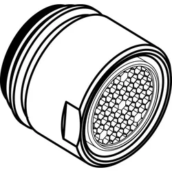Ideal Standard Luftsprudler M18X1, kpl., 5ltr./min., A963369AA Chrom