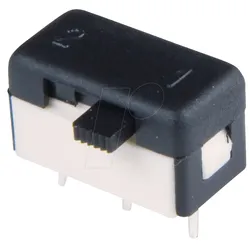SS 25339 N - Schiebeschalter, 90°, RM2,54 - 1x Ein - Aus - Ein