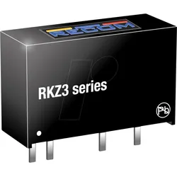 RKZ3-0505S - DC/DC-Wandler RKZ, 5 Vin, Single, 5 Vout, 600 mA, SIP7