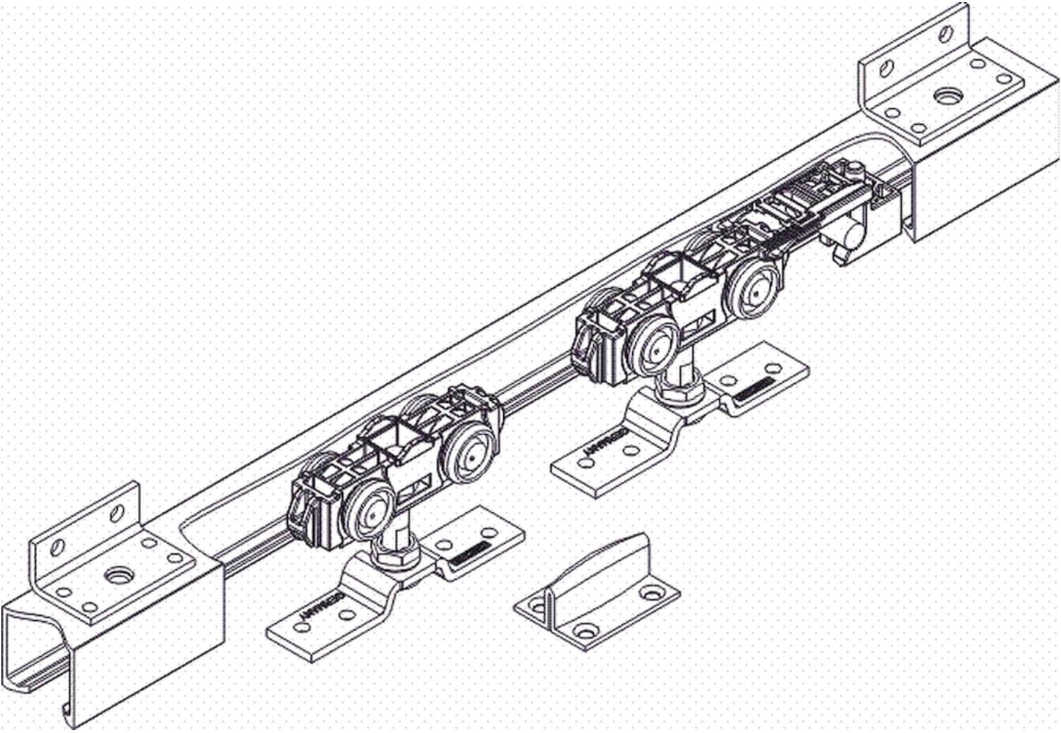GEZE Schiebet.Beschl. 80 NT Flügelbreite 50-142cm (160415)