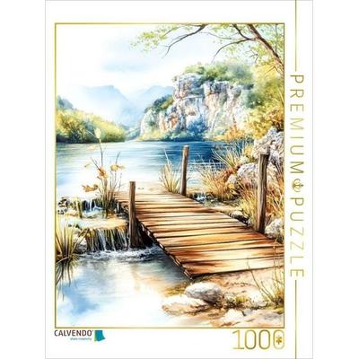 CALVENDO Puzzle Nationalparks Plitvicer Seen | 1000 Teile Lege-Größe 64x48cm Foto-Puzzle für glückliche Stunden