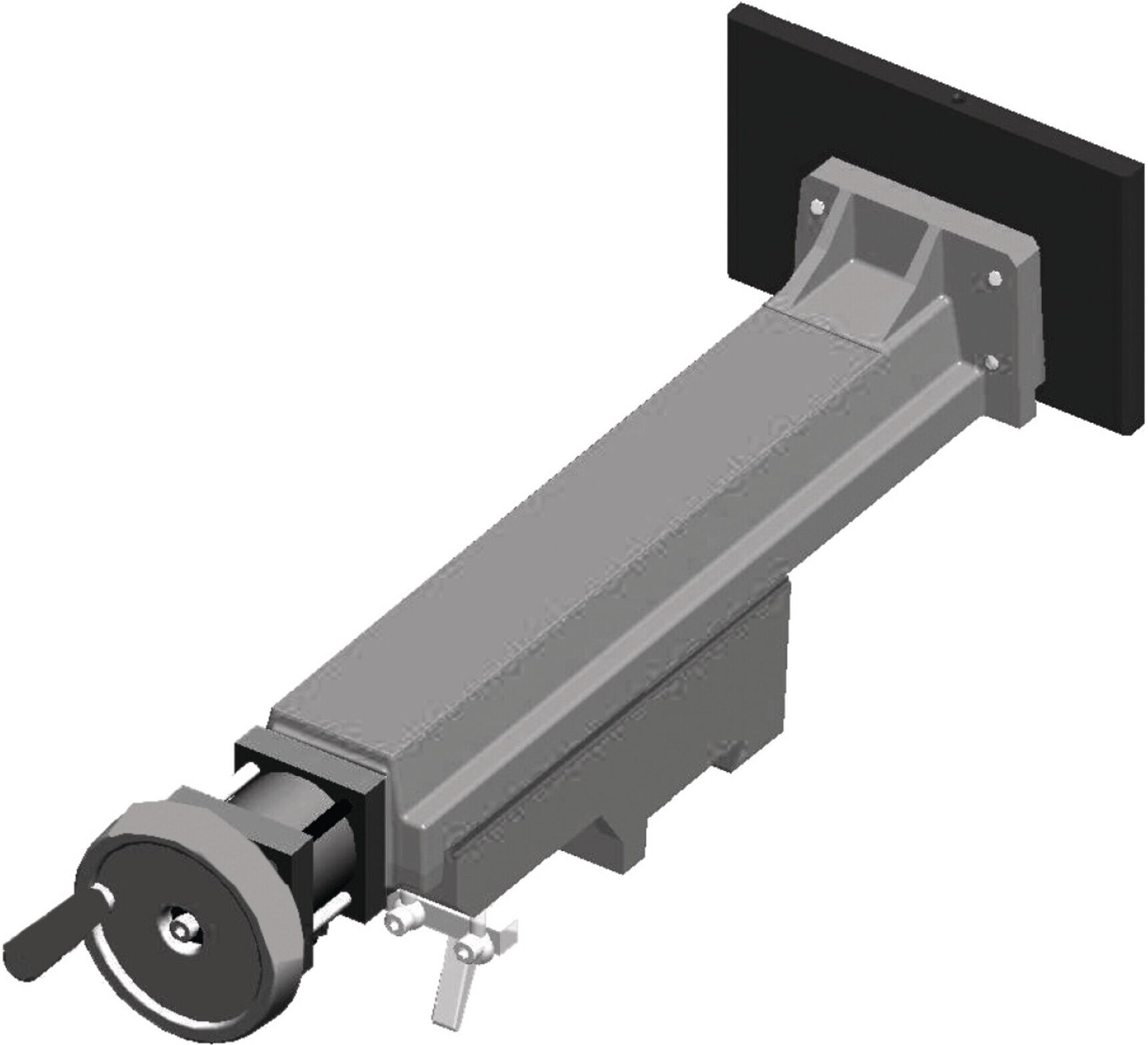 metallkraft Schraubstock hinter dem Schnitt (3640075)