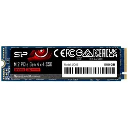 Silicon Power SSD 500GB PCI-E UD85 Gen 4x4 NVMe (500 GB, M.2 2280), SSD