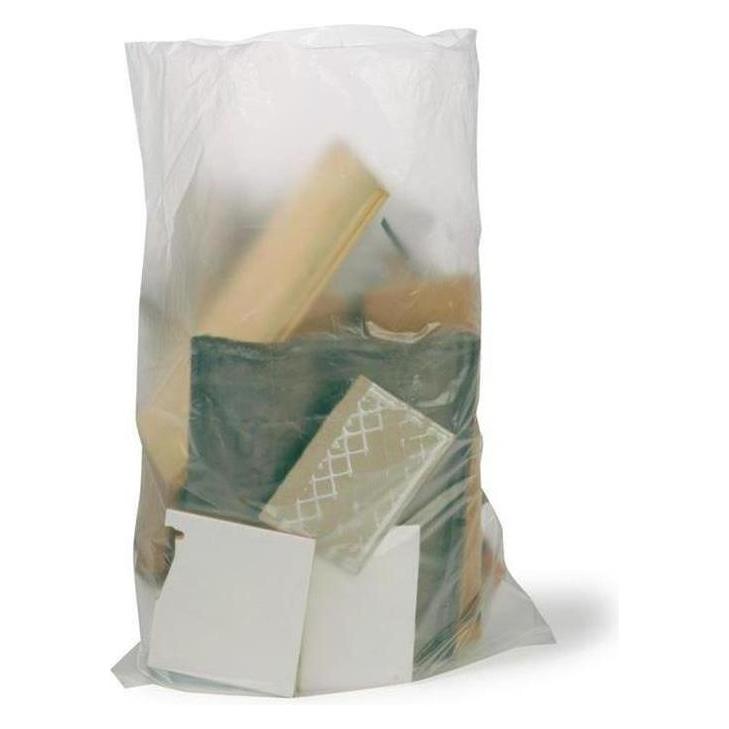 Transpak Schwergutsack Volumen 55l Masse 580c850mm Stärke 77µ HDPE transparent (100x, 55 l) (8169013)