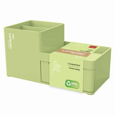 deli EZ419 Schreibtisch-Organizer LonGreen, 17,3x8,8x9,2 cm