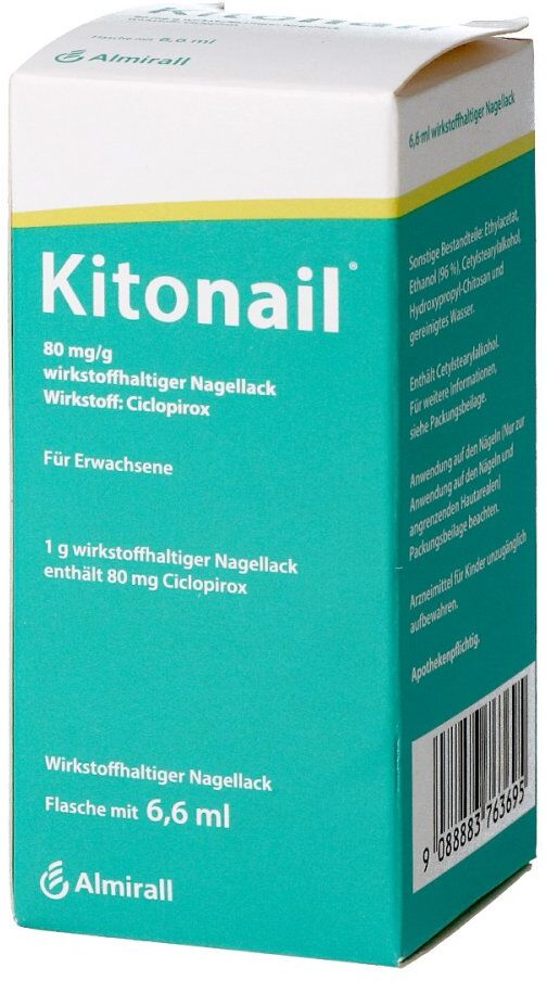 Kitonail wirkstoffhaltiger Nagellack 6.6ml