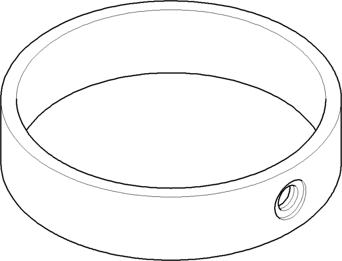 Dornbracht Ring Accessoires chrom 081720619-00 ET 081720619 D 109 x 25 mm Chrom