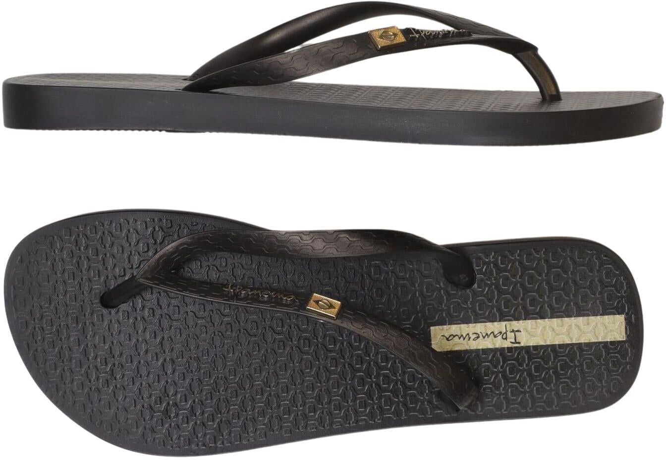 Ipanema Damen Sandalen, Schwarz, Gr. EU 37, kein / Etikett - Second Hand