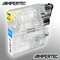 Ampertec Kompatible Reinigungspatrone für Brother LC-1100C cyan