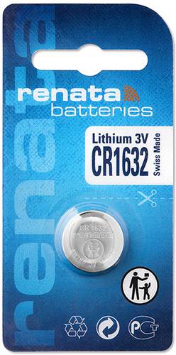Renata Knopfzelle CR 1632 3V 1 St. 137 mAh Lithium
