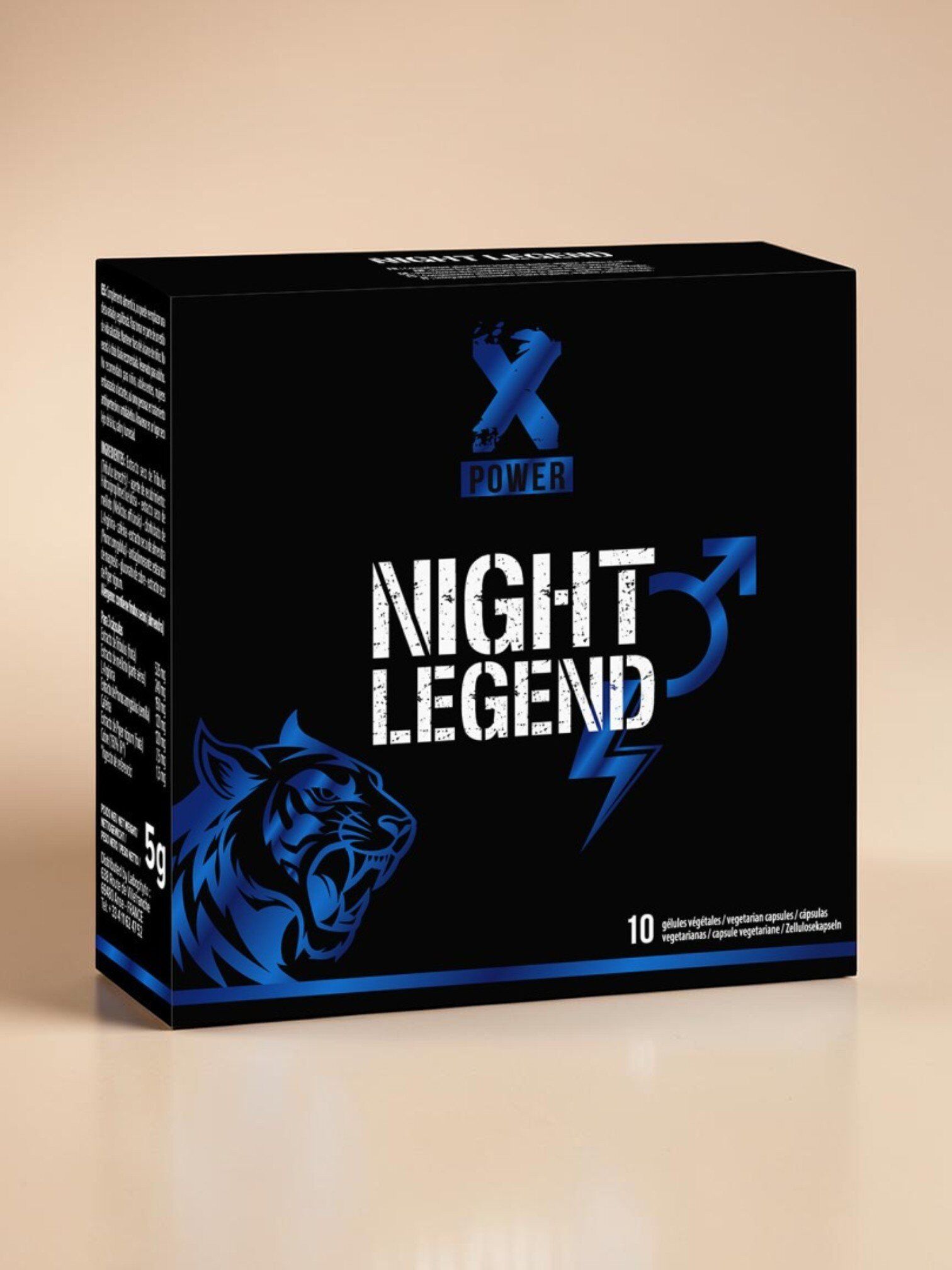 Labophyto Booster Sexuel Masculin à Effet Rapide Night Legend - 10 Gélules