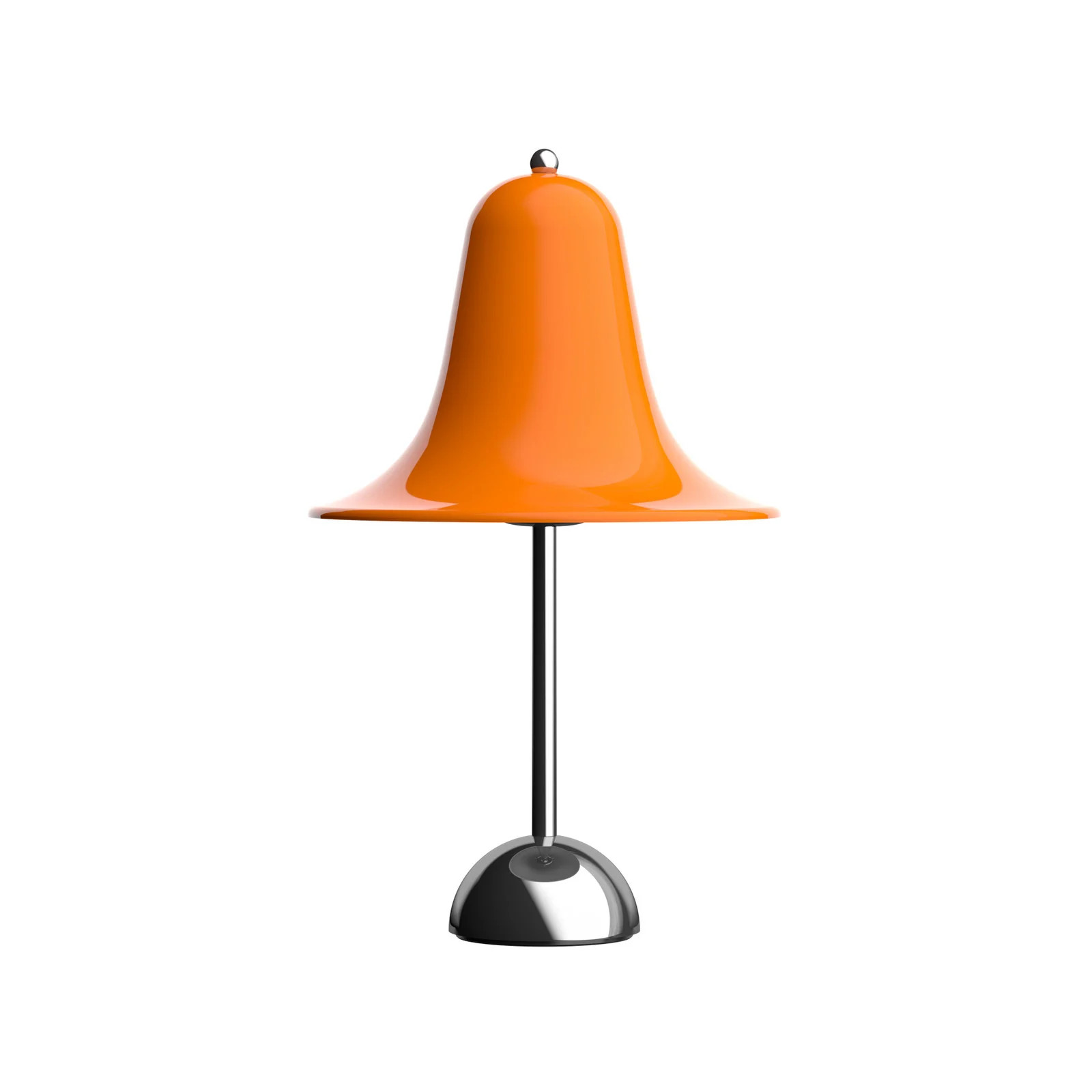 Verpan Pantop tafellamp - Oranje - Metaal en Textiel - Hoogte: 28 cm
