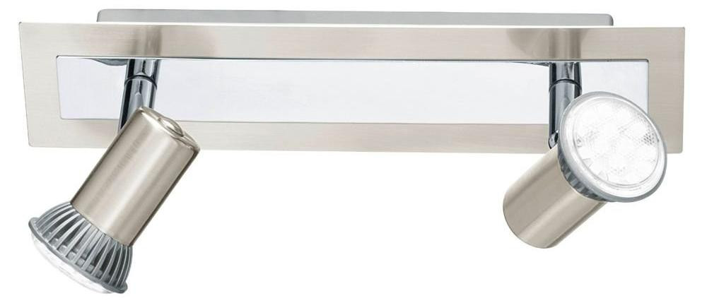 Eglo Rottelo Beam Led plafondspot 2-lichts zilver wit