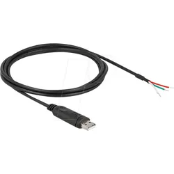 DELOCK 63509 - USB 2.0 Konverter, Seriell RS-485 3x offene Kabelenden 2 m