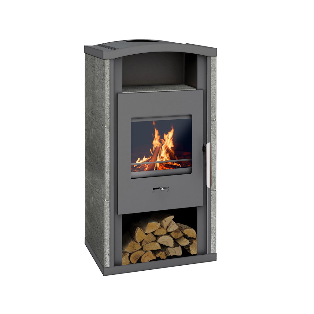 WAMSLERHAUSU Kaminofen Typ10842-Gron gussgr.Naturstein 6kW 16976873