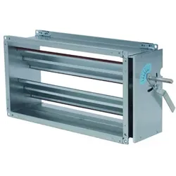S&P Jalousieklappe JK RHE 15000 N ? 1880x990 mm ? verzinktes Stahlblech ? DIN 19...