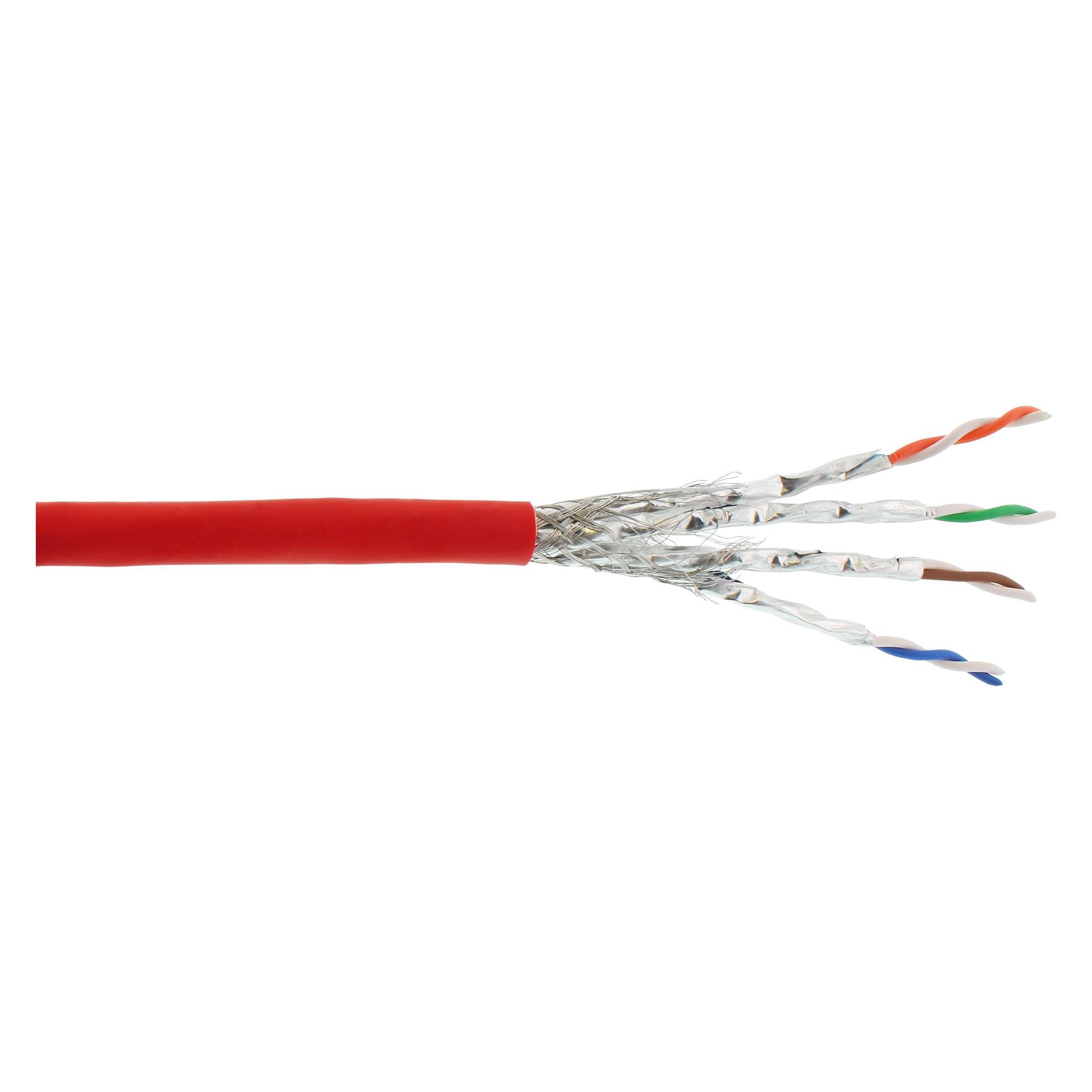 InLine Patchkabel (S/FTP, CAT6a, 100 m) (76899R)
