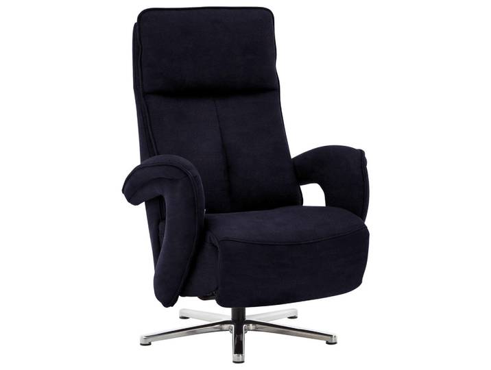 Valdera Relaxsessel, Schwarz, Metall, 77x110x87 cm, Goldenes M, Fußauswahl, Lederauswahl, Stoffauswahl, Relaxfunktion, Wohnzimmer, Sessel, Relaxsessel