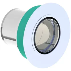 Jeremias PELLET-LINE Anschlussstutzen mit integriertem Wandfutter Ø 100 mm Edelstahl unlackiert Ø 130 mm