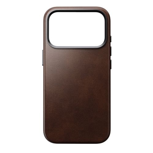 Nomad Traditional Leather Case iPhone 17 Pro Rustic Brown H.