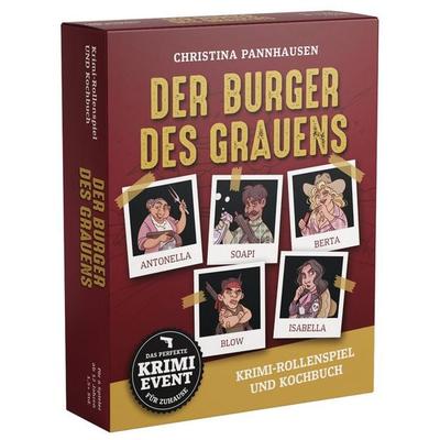 Der Burger des Grauens. Krimidinner-Rollenspiel und Kochbuch. Für 6 Spieler ab 12 Jahren., Taschenbuch von Christina Pannhausen, Bassermann,