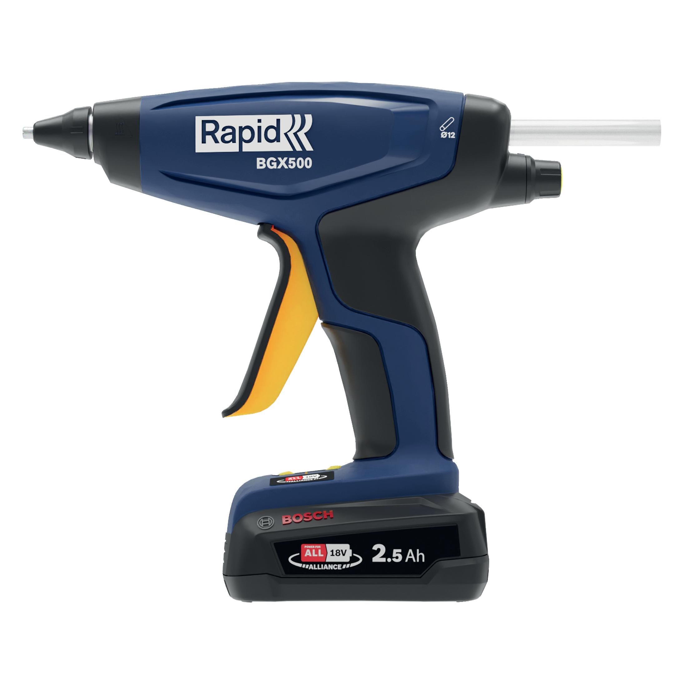 Rapid Akku-Heissklebepistole BGX500 18V P4A im Koffer inkl Akku und Ladegerät (5001514)