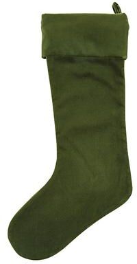 Signature Velvet Stocking - Sage - Ballard Designs