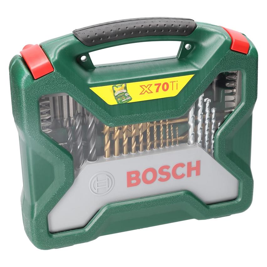 Bosch Zubehör X-Line Zubehörkoffer Zangen-Set 70-tlg. (Innensechskant, Kreuz Pozidriv PZ) (2607017197)
