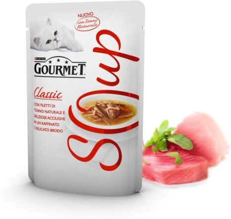 GOURMET CRYSTAL SOUP TONNO ACCIUGHE 40GR