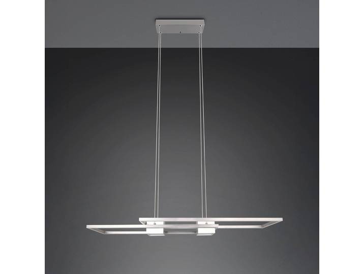 Trio Lighting Hängelampe Albany, dimmbar, alu / grau / zink, für Wohn- / Esszimmer, Aluminium, Modern