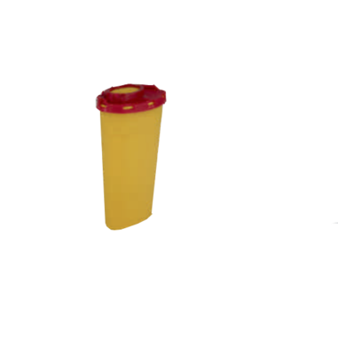 Brinkmann Medical ein Unternehmen der Dr. Junghans Medical GmbH KANÜLENEIMER 0,2 l gelb für unterwegs 1 St 01603172