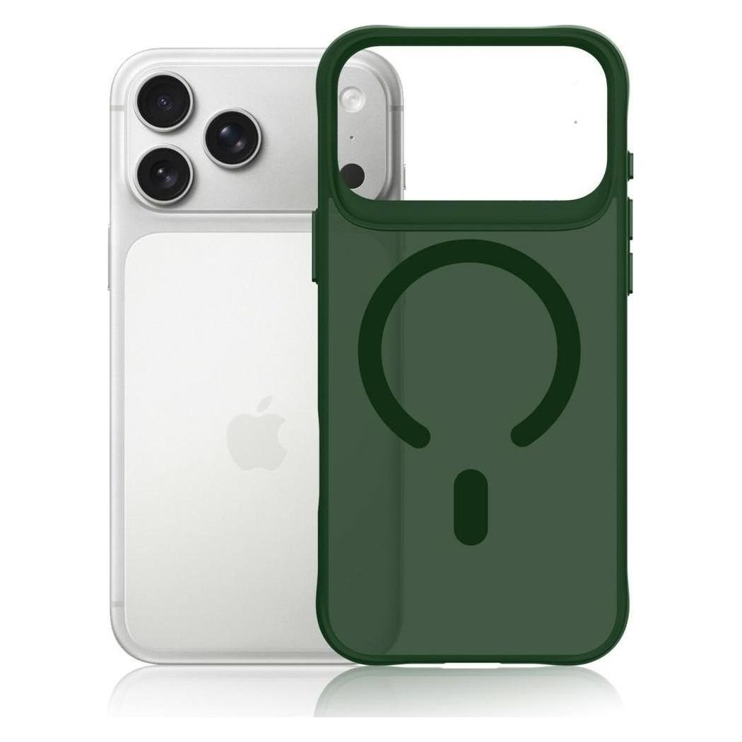 3MK Apple iPhone 17 Pro - Smoke MagCase Green (Apple iPhone 17 Pro) (5903108741170)