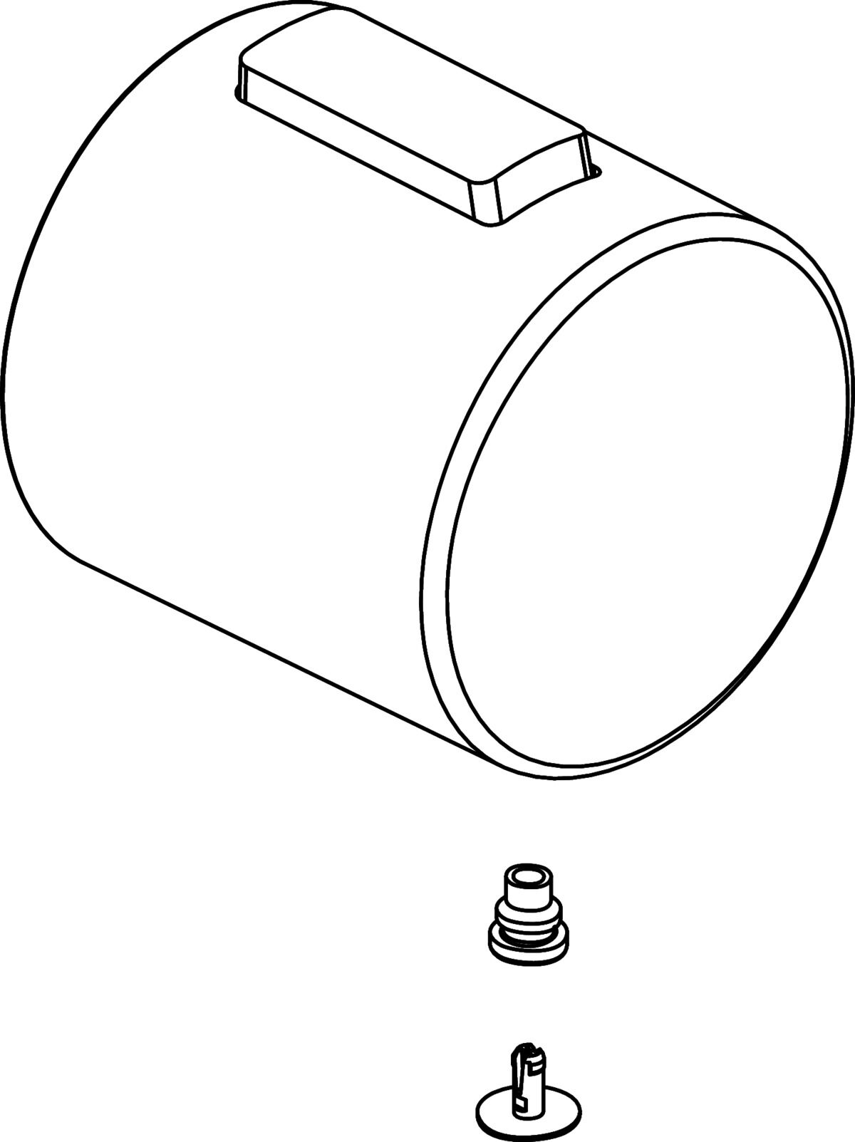 Ideal Standard , m. Logo ISI, chrome A860907AA