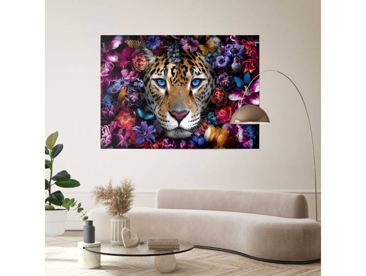 Poster Giant XXL Power Cat Matériau : Papier Motif : Animal Multicolore/Multicolore 100 x 140 x 0cm