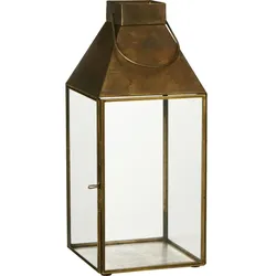 IB Laursen Laterne Christian mit schrägem Dach, 13 x 13 x 31 cm